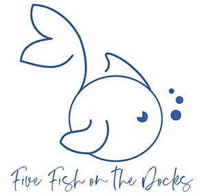 five fish on the docks logo